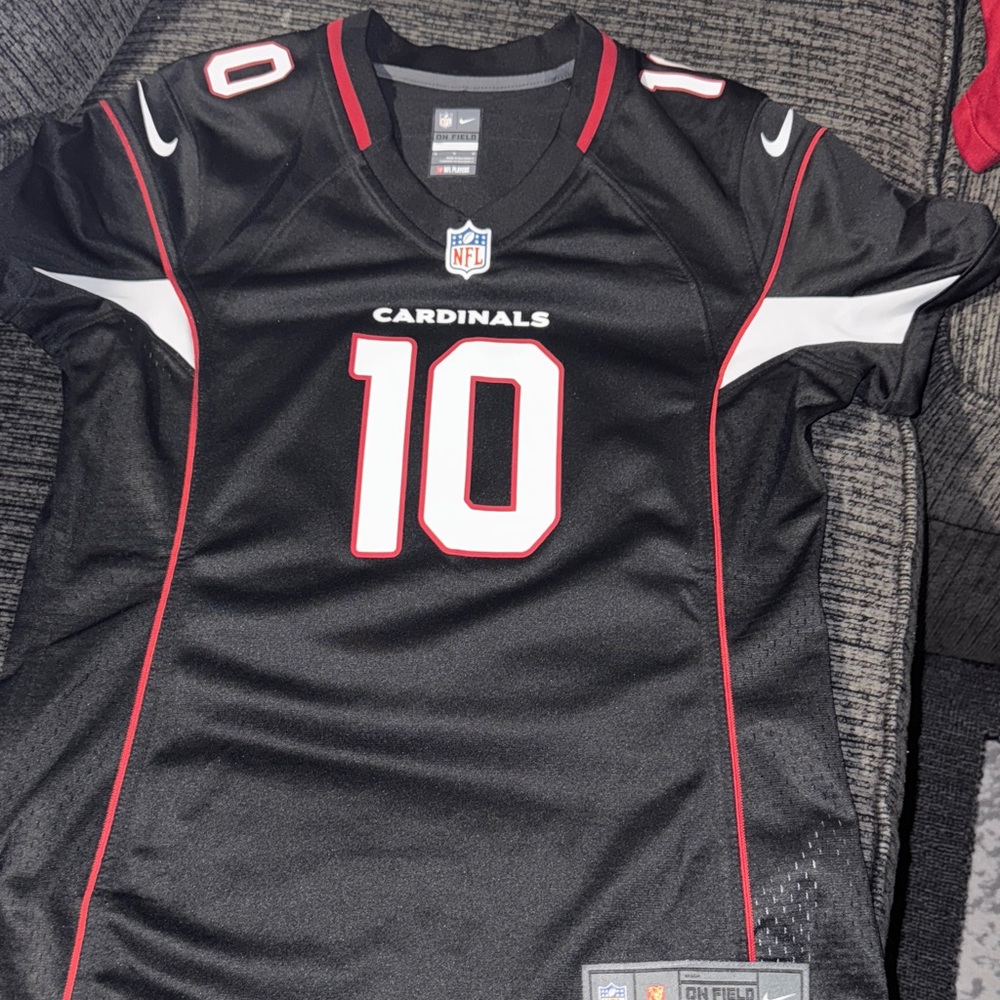 Nike womens Arizona Cardinals Black and Red Jersey